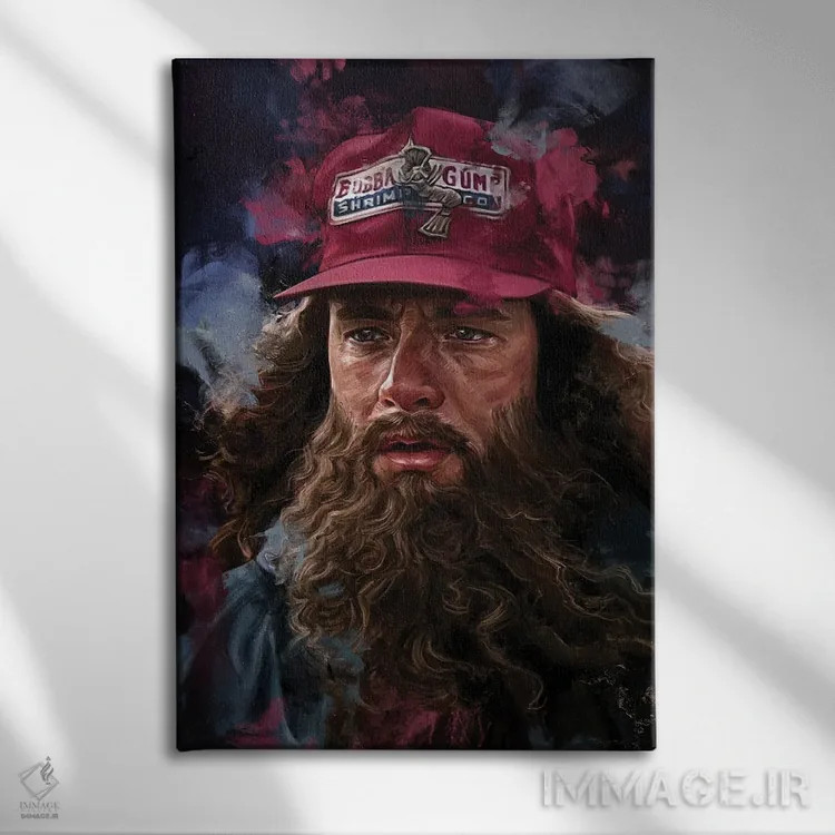 تابلو دکوراتیو بدو فارست اثر دمیتری بلف - نمای روبهرو روی دیوار