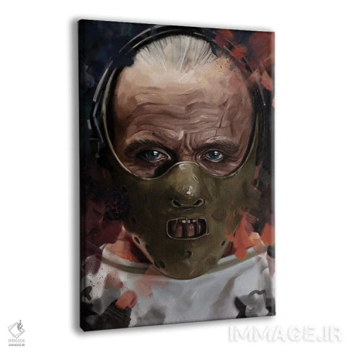 تابلو دکوراتیو هانیبال لکتر اثر دمیتری بلف - نمای پرسپکتیو محصول