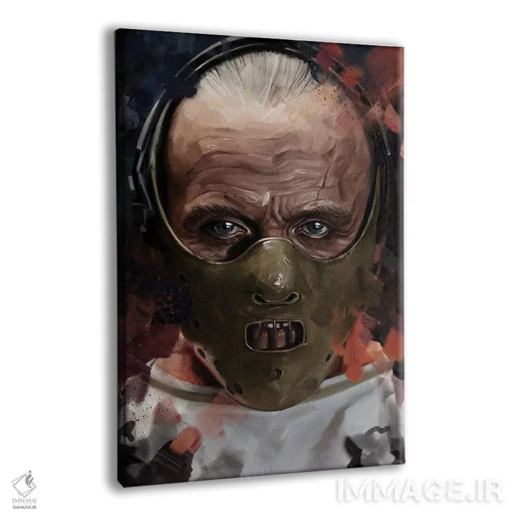 تابلو دکوراتیو هانیبال لکتر اثر دمیتری بلف - نمای پرسپکتیو محصول