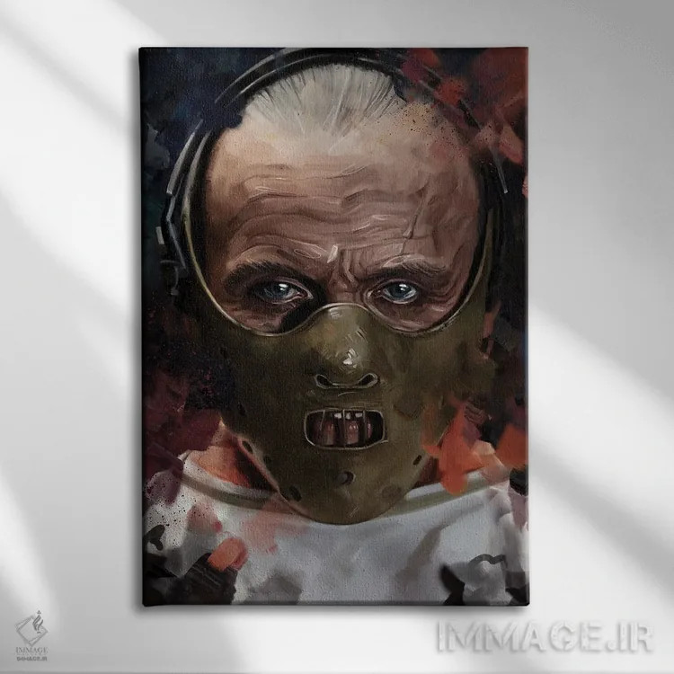 تابلو دکوراتیو هانیبال لکتر اثر دمیتری بلف - نمای روبهرو روی دیوار
