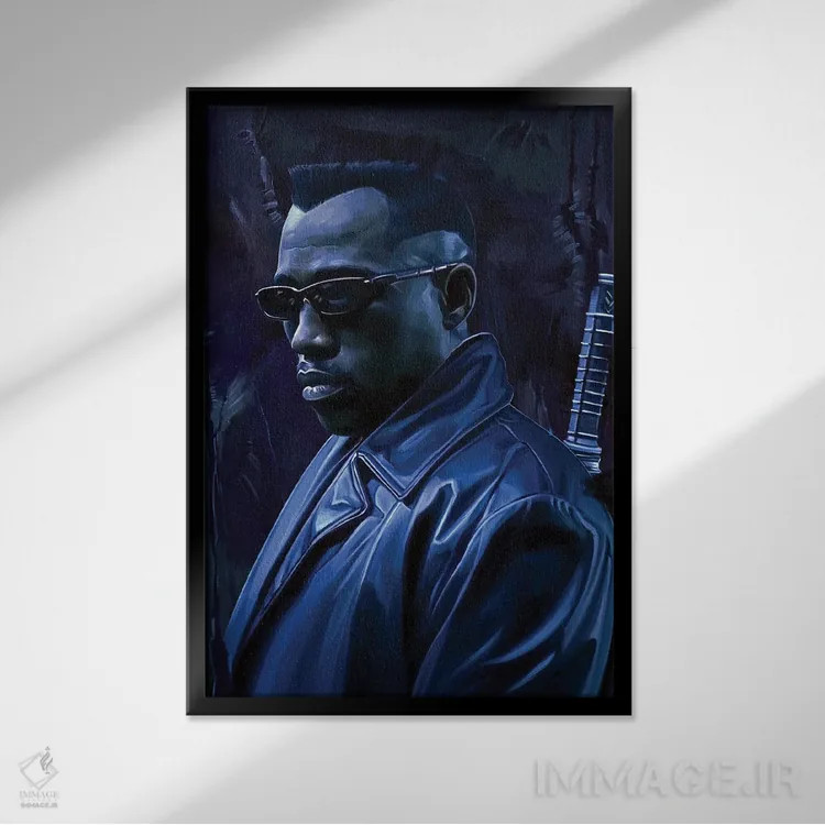 تابلو دکوراتیو بلید اثر دمیتری بلف - نمای قابدار مشکی