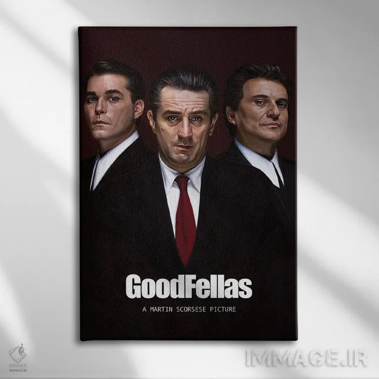 تابلو دکوراتیو رفقای خوب اثر مارتین اسکورسیزی - نمای روبهرو روی دیوار