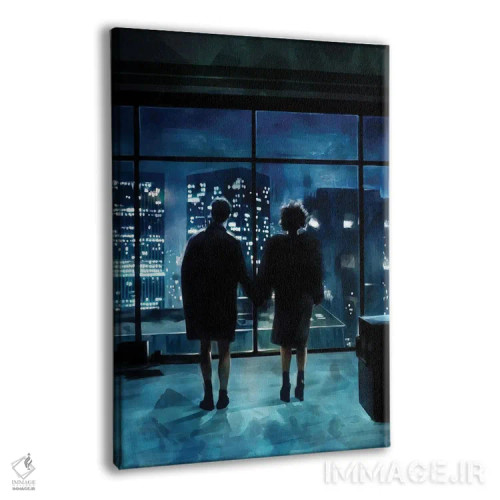 تابلو دکوراتیو صحنه ای از باشگاه مشت زنی اثر دمیتری بلف - نمای پرسپکتیو محصول