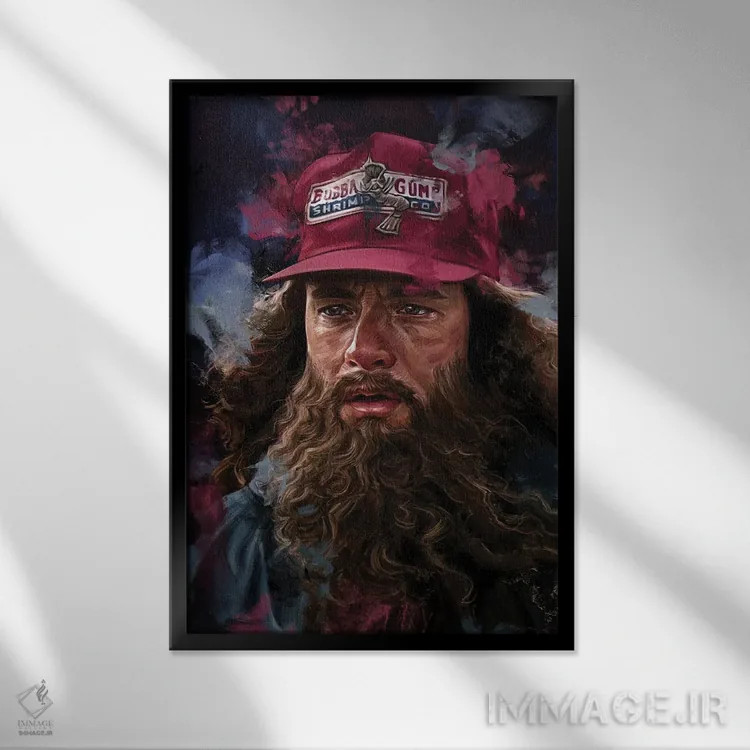 تابلو دکوراتیو بدو فارست اثر دمیتری بلف - نمای قابدار مشکی