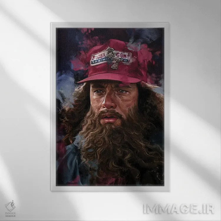 تابلو دکوراتیو بدو فارست اثر دمیتری بلف - نمای قابدار سفید