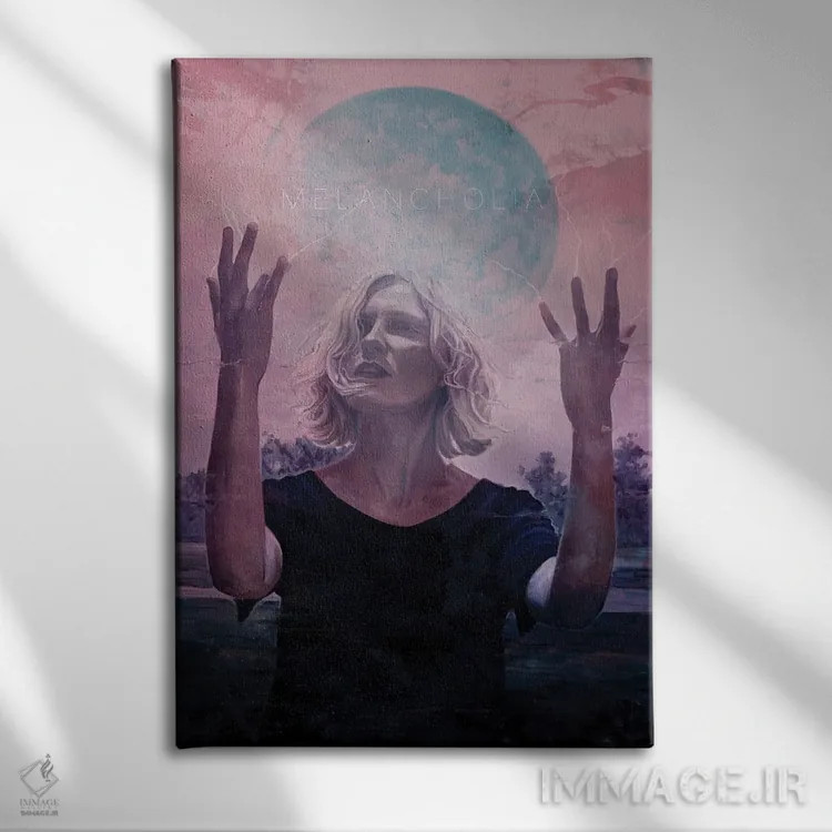 تابلو دکوراتیو ملانکولیا اثر دمیتری بلف - نمای روبهرو روی دیوار