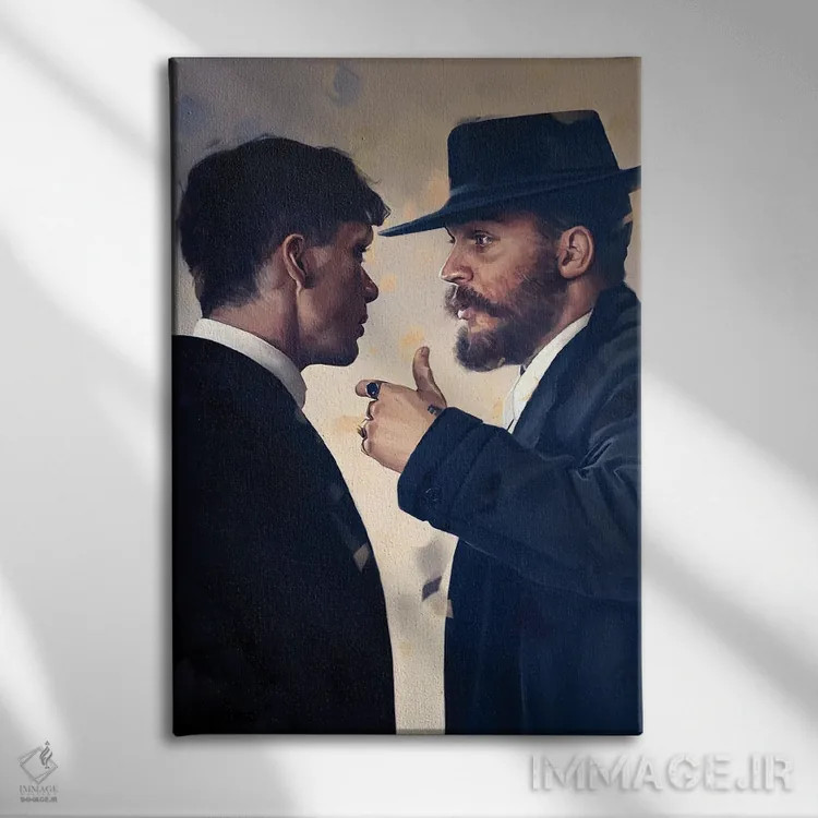 تابلو دکوراتیو تامی شلبی، آلفی سالامونز اثر دمیتری بلف - نمای روبهرو روی دیوار