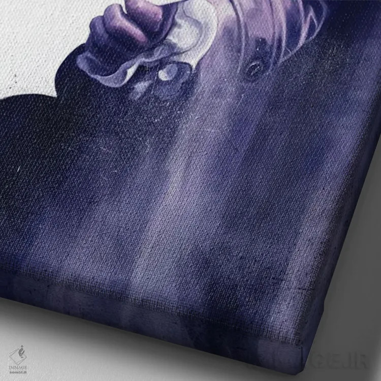 تابلو دکوراتیو پرینس اثر دمیتری بلف - نمای نزدیک بافت بوم