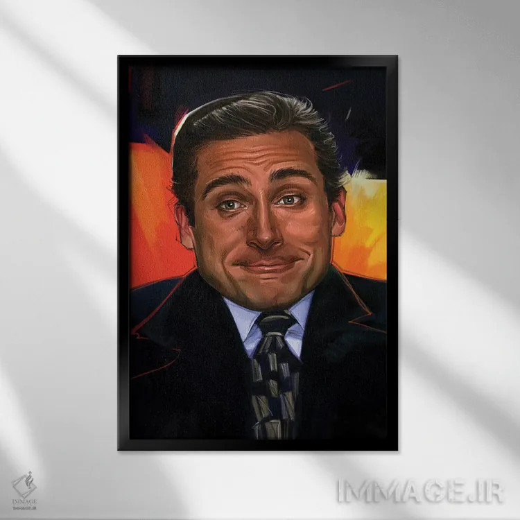 تابلو دکوراتیو مایکل اسکات اثر دمیتری بلف - نمای قابدار مشکی