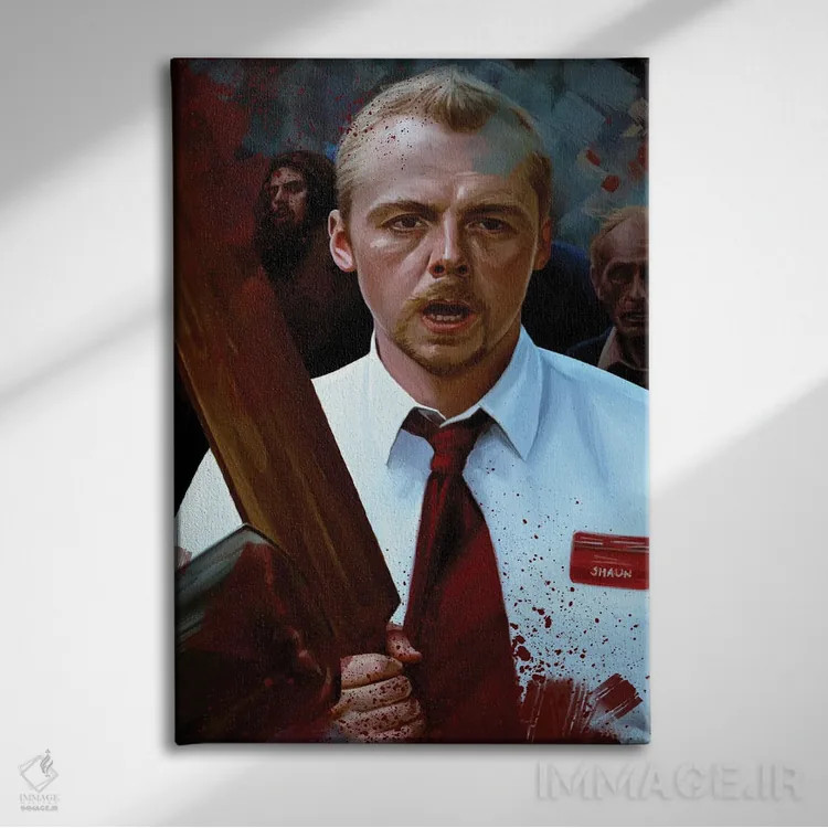 تابلو دکوراتیو شان مردگان اثر دمیتری بلف - نمای روبهرو روی دیوار