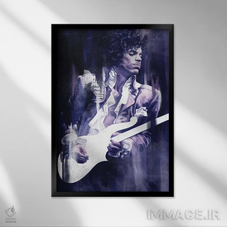 تابلو دکوراتیو پرینس اثر دمیتری بلف - نمای قابدار مشکی