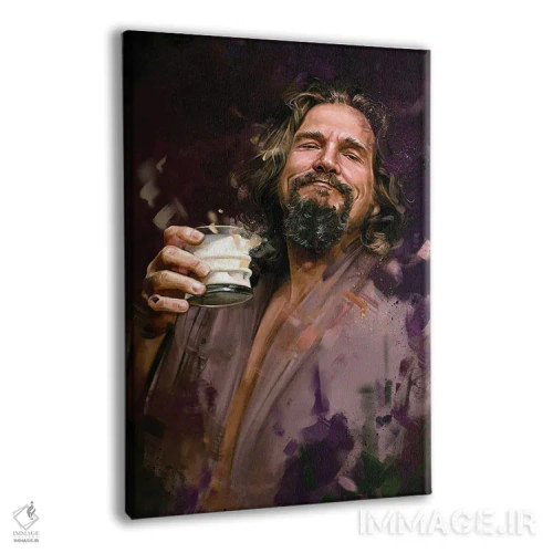 تابلو دکوراتیو بیگ لبووسکی اثر دمیتری بلف - نمای پرسپکتیو محصول