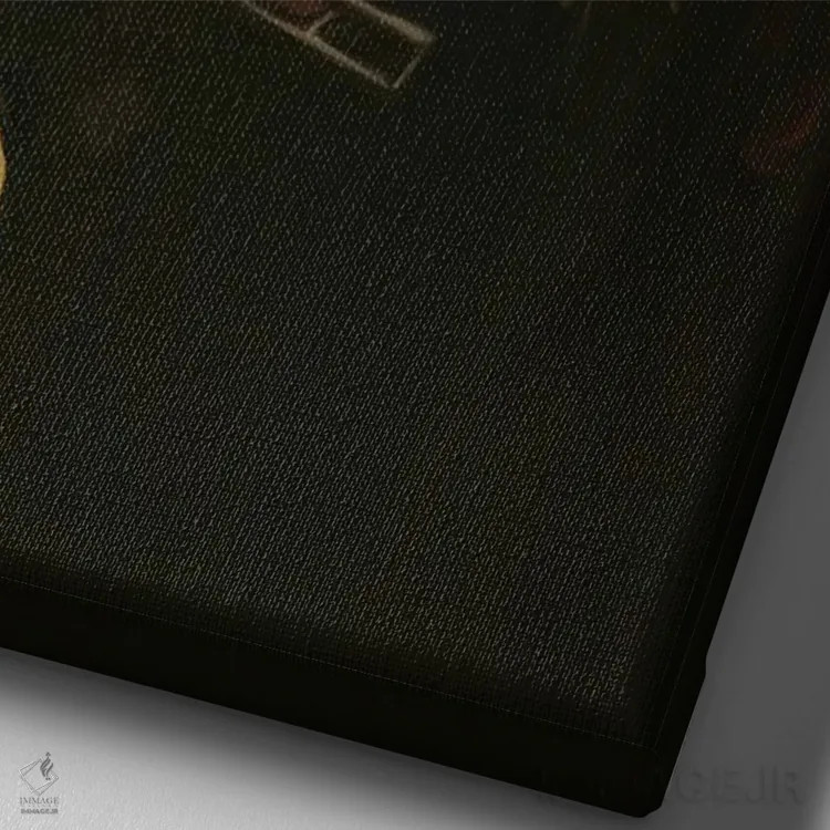 تابلو دکوراتیو کاپیتان کونز اثر دمیتری بلف - نمای نزدیک بافت بوم