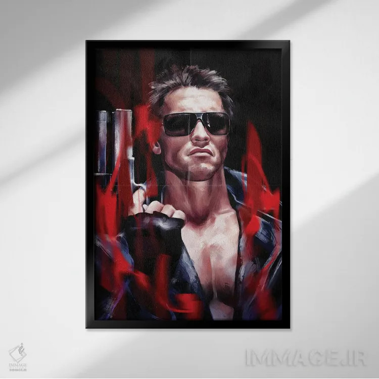 تابلو دکوراتیو نابودگر اثر دمیتری بلف - نمای قابدار مشکی