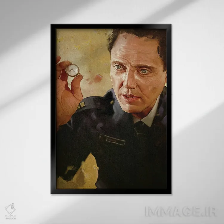 تابلو دکوراتیو کاپیتان کونز اثر دمیتری بلف - نمای قابدار مشکی