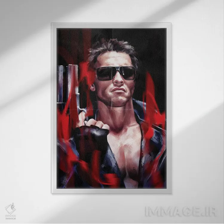 تابلو دکوراتیو نابودگر اثر دمیتری بلف - نمای قابدار سفید