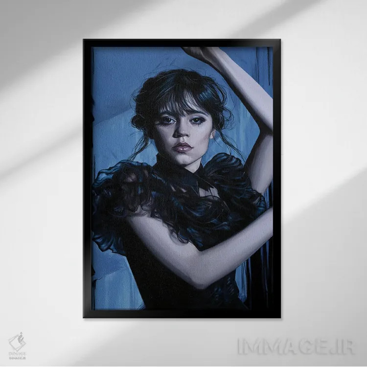 تابلو دکوراتیو ونزدی اثر دمیتری بلف - نمای قابدار مشکی