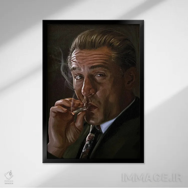 تابلو دکوراتیو رفقای خوب اثر دمیتری بلف - نمای قابدار مشکی