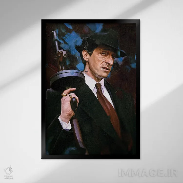 تابلو دکوراتیو لوکا چانگرتا اثر دمیتری بلف - نمای قابدار مشکی