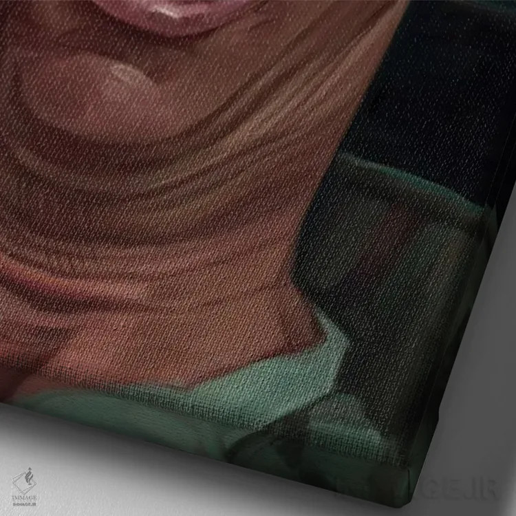 تابلو دکوراتیو داگلاس کواید، فیلم یادآوری کامل اثر دمیتری بلف - نمای نزدیک بافت بوم