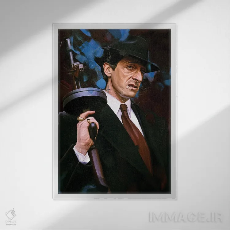 تابلو دکوراتیو لوکا چانگرتا اثر دمیتری بلف - نمای قابدار سفید