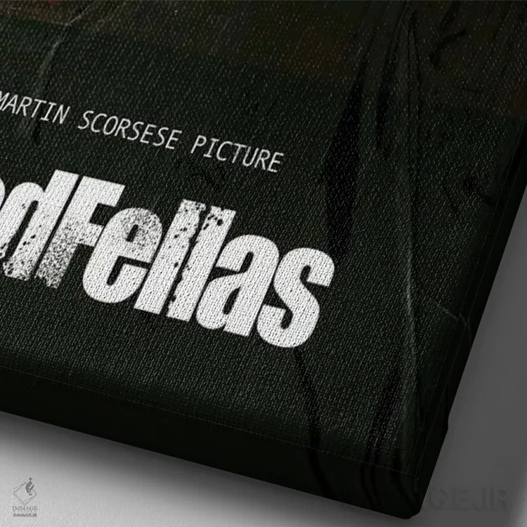 تابلو دکوراتیو پوستر اثر دمیتری بلف - نمای نزدیک بافت بوم