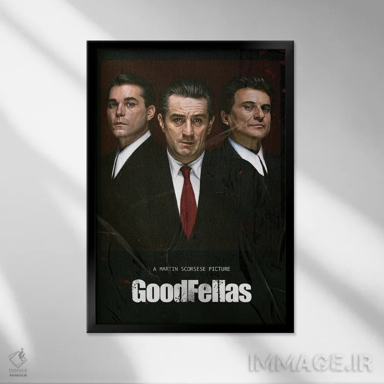 تابلو دکوراتیو پوستر اثر دمیتری بلف - نمای قابدار مشکی