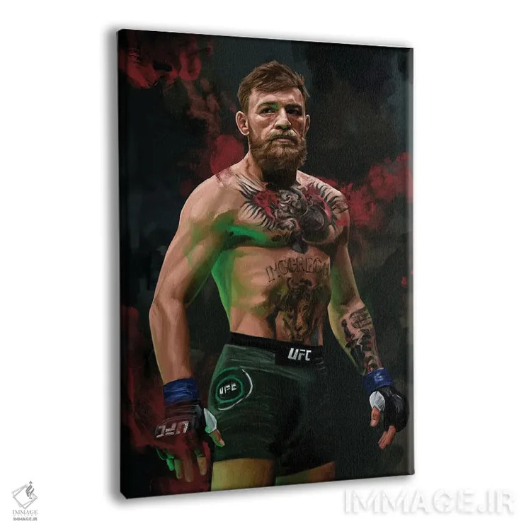 تابلو دکوراتیو کونور مک گرگور اثر دمیتری بلف - نمای پرسپکتیو محصول