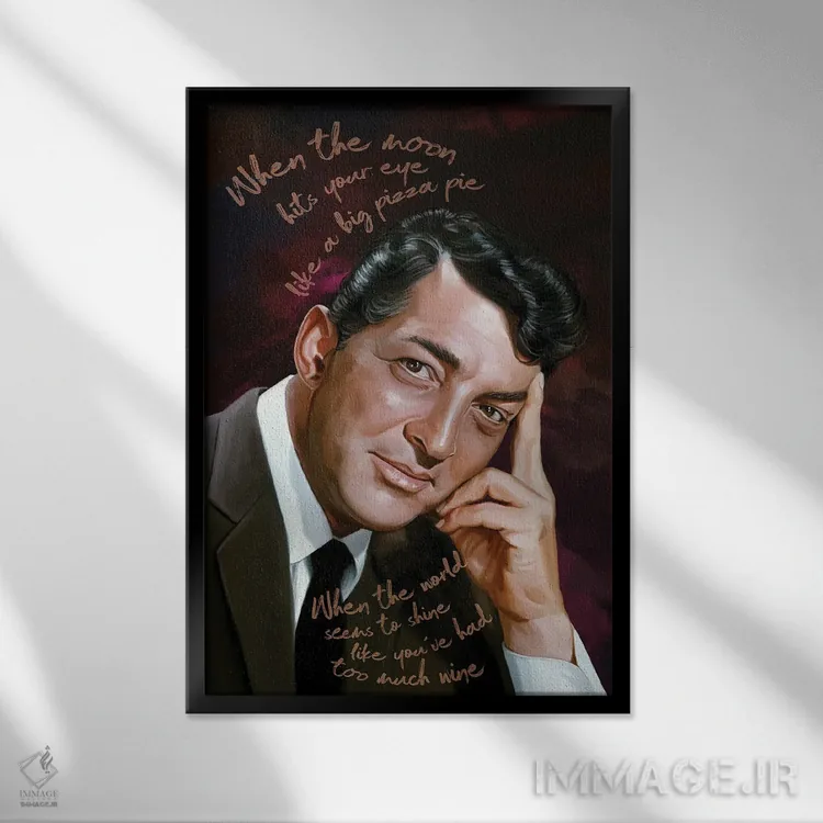 تابلو دکوراتیو باور مارتین اثر دمیتری بلف - نمای قابدار مشکی