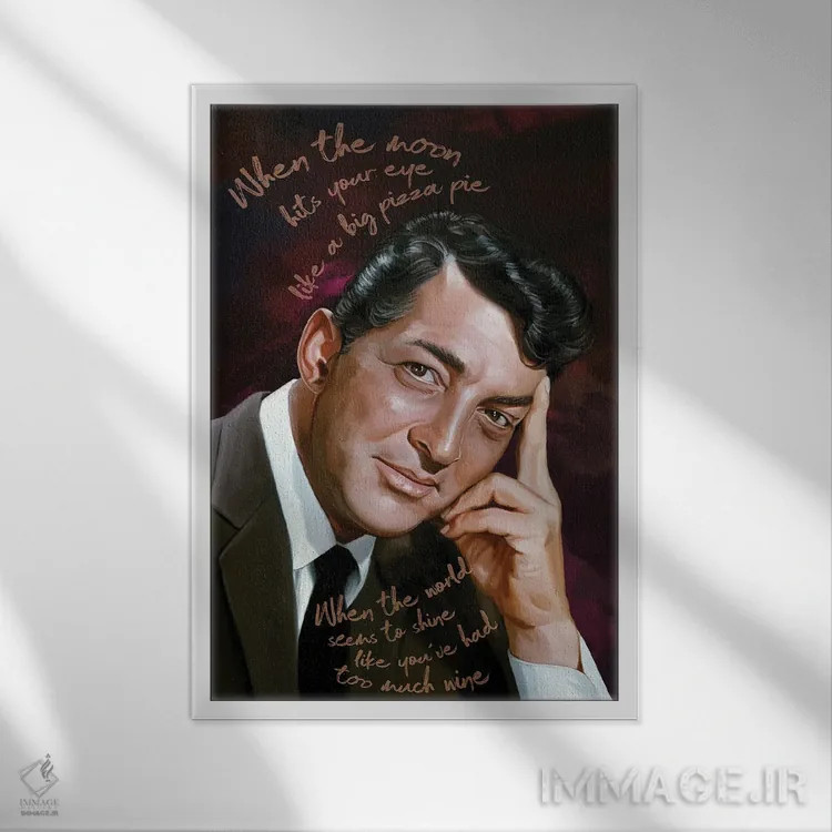 تابلو دکوراتیو باور مارتین اثر دمیتری بلف - نمای قابدار سفید