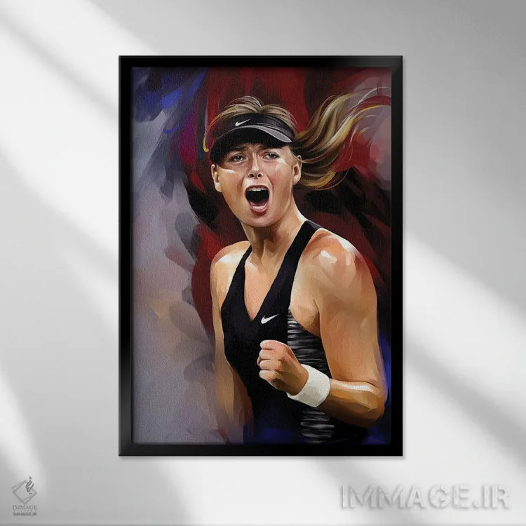 تابلو دکوراتیو ماریا اثر دمیتری بلف - نمای قابدار مشکی