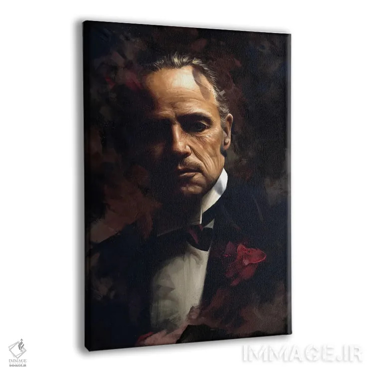 تابلو دکوراتیو دن ویتو کورلئونه اثر دمیتری بلف - نمای پرسپکتیو محصول