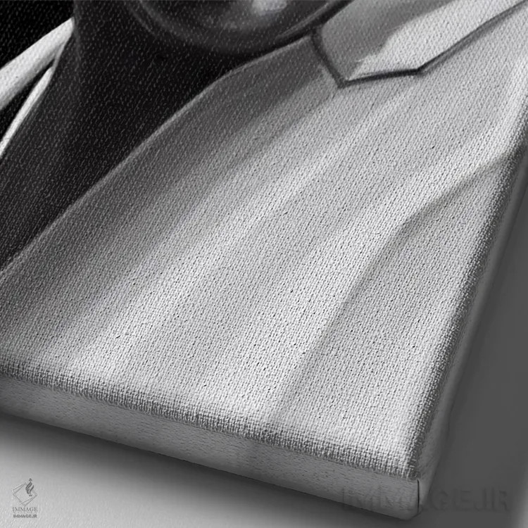 تابلو دکوراتیو تایلر د کریتور اثر دمیتری بلف - نمای نزدیک بافت بوم