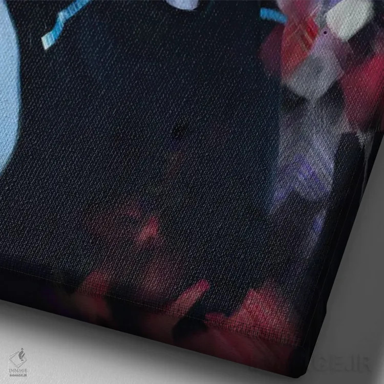 تابلو دکوراتیو فرار از نیویورک اثر دمیتری بلف - نمای نزدیک بافت بوم