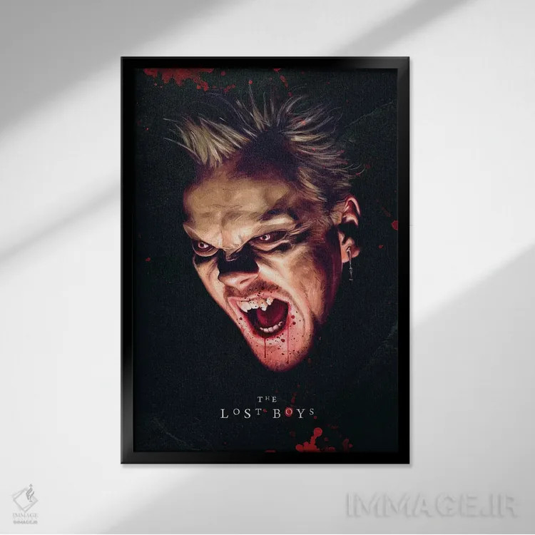 تابلو دکوراتیو پسران گمشده اثر دمیتری بلف - نمای قابدار مشکی