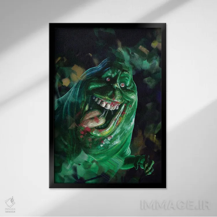 تابلو دکوراتیو شکارچیان روح اثر دمیتری بلف - نمای قابدار مشکی