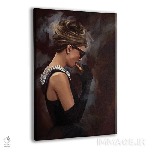 تابلو دکوراتیو صبحانه در تیفانی اثر دمیتری بلف - نمای پرسپکتیو محصول