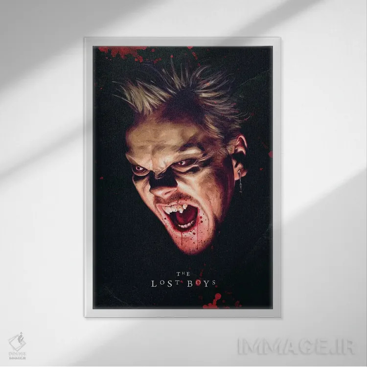 تابلو دکوراتیو پسران گمشده اثر دمیتری بلف - نمای قابدار سفید