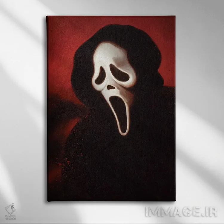 تابلو دکوراتیو جیغ اثر دمیتری بلف - نمای روبهرو روی دیوار