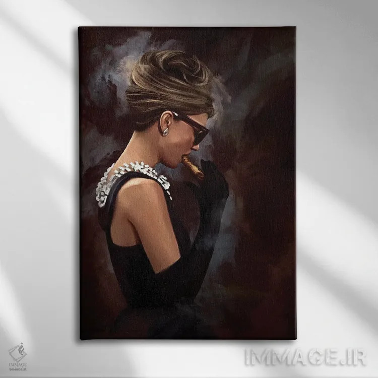 تابلو دکوراتیو صبحانه در تیفانی اثر دمیتری بلف - نمای روبهرو روی دیوار