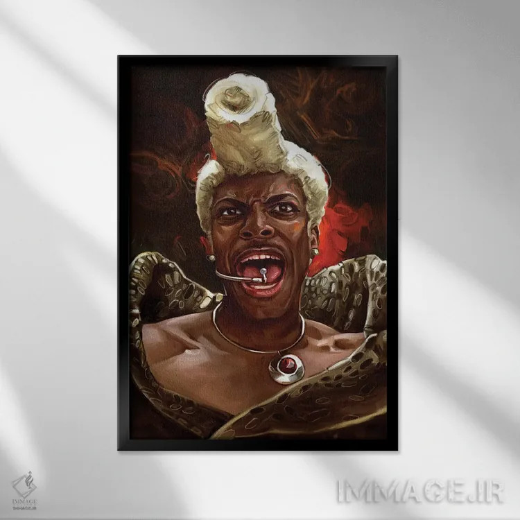 تابلو دکوراتیو روبی رود اثر دمیتری بلف - نمای قابدار مشکی