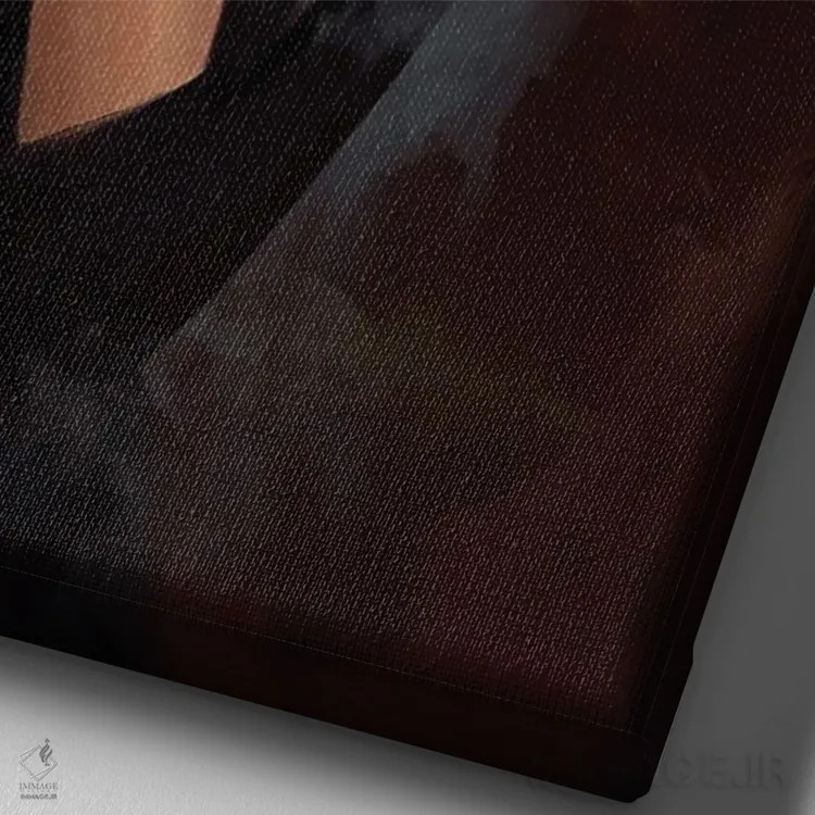 تابلو دکوراتیو صبحانه در تیفانی اثر دمیتری بلف - نمای نزدیک بافت بوم