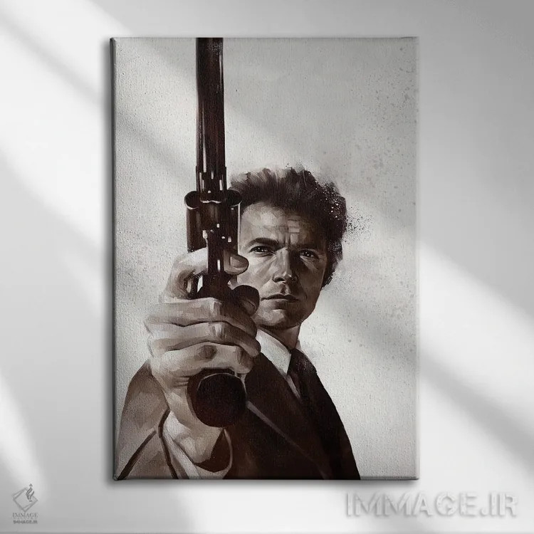 تابلو دکوراتیو هری کثیف اثر دمیتری بلف - نمای روبهرو روی دیوار