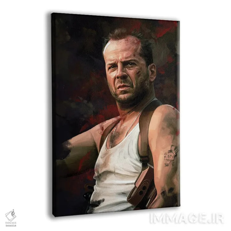 تابلو دکوراتیو جان مک کلین اثر دمیتری بلف - نمای پرسپکتیو محصول