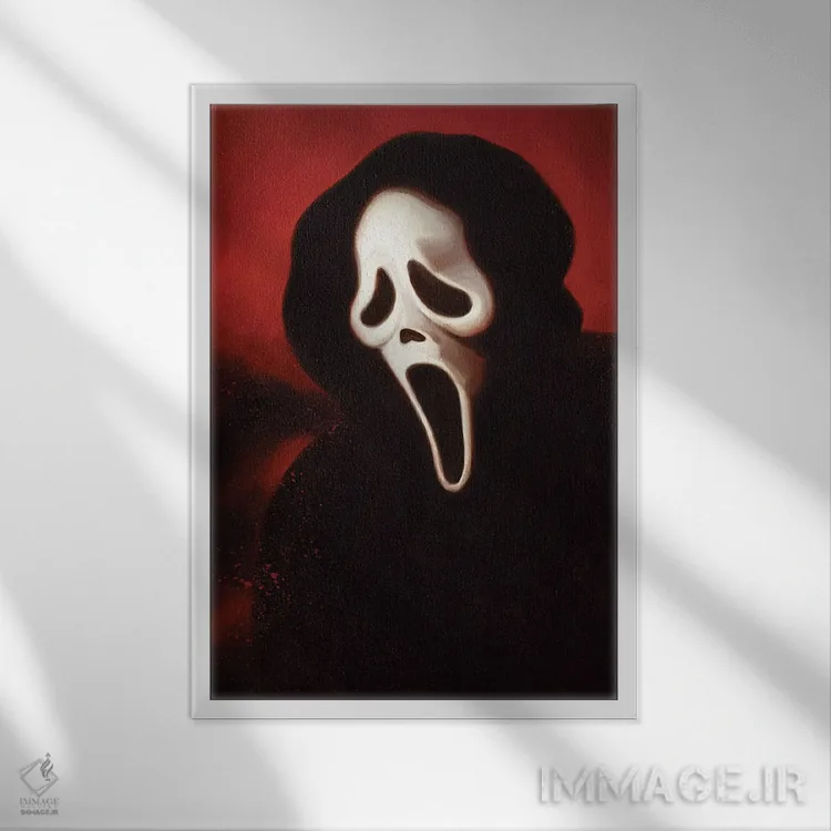 تابلو دکوراتیو جیغ اثر دمیتری بلف - نمای قابدار سفید