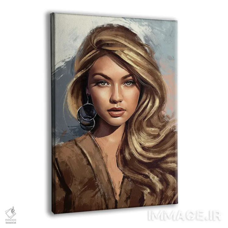 تابلو دکوراتیو ژی ژی اثر دمیتری بلف - نمای پرسپکتیو محصول