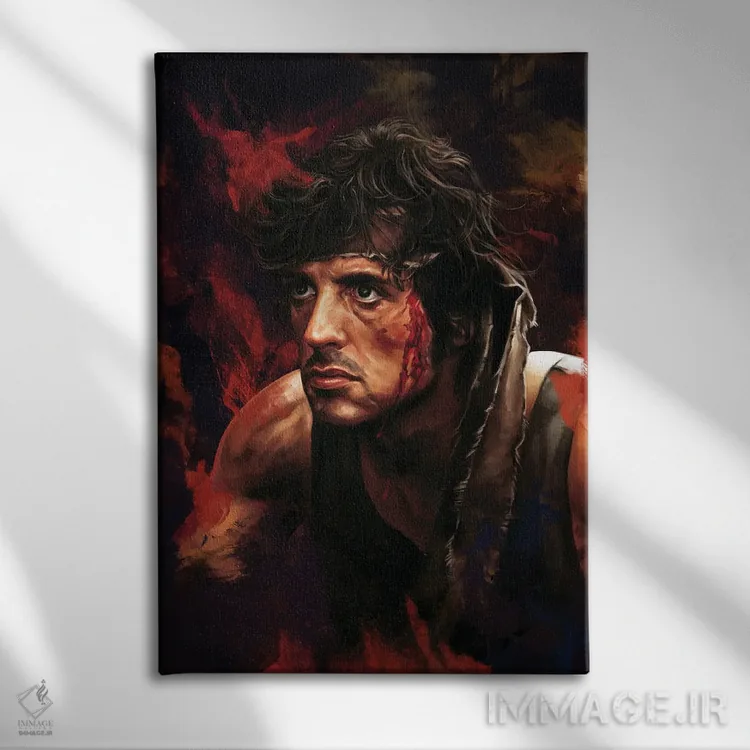 تابلو دکوراتیو اولین خون اثر دمیتری بلف - نمای روبهرو روی دیوار