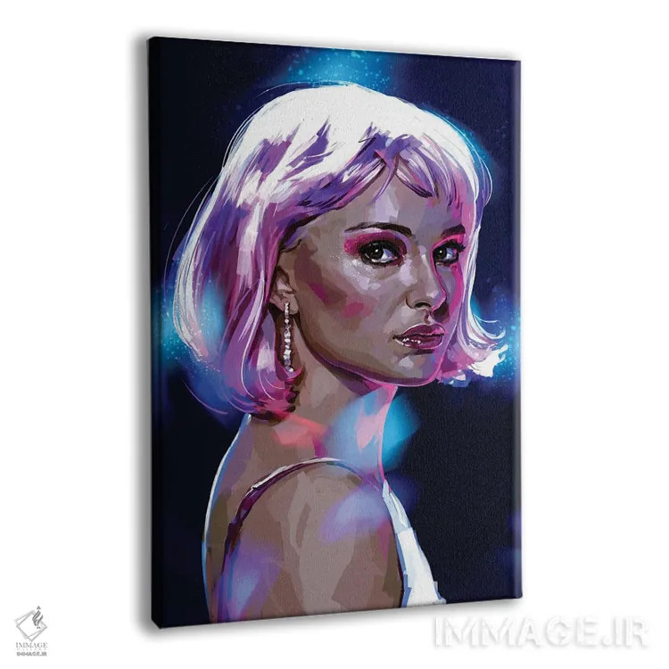 تابلو دکوراتیو آلیس اثر دمیتری بلف - نمای پرسپکتیو محصول