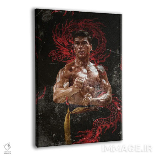 تابلو دکوراتیو مبارزه خونین اثر دمیتری بلف - نمای پرسپکتیو محصول