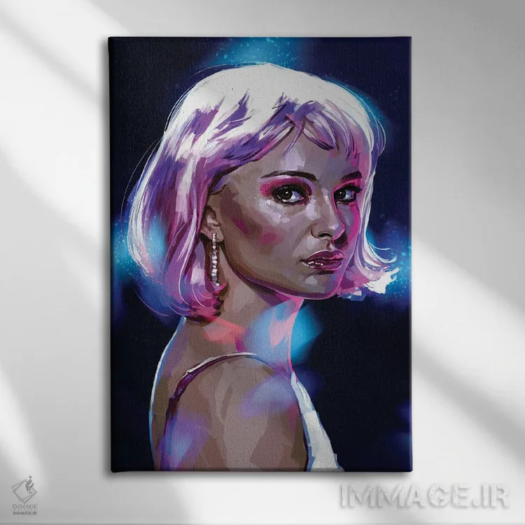 تابلو دکوراتیو آلیس اثر دمیتری بلف - نمای روبهرو روی دیوار